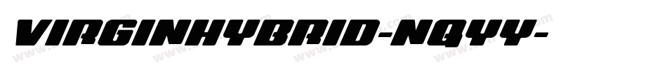 VirginHybrid-nqYY字体转换