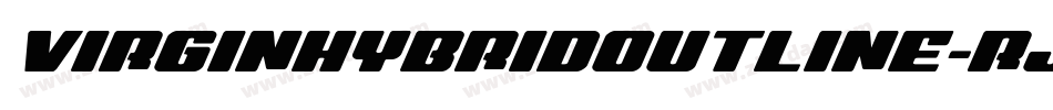 VirginHybridOutline-rjDA字体转换