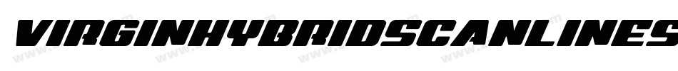 VirginHybridScanlines-Mn3r字体转换