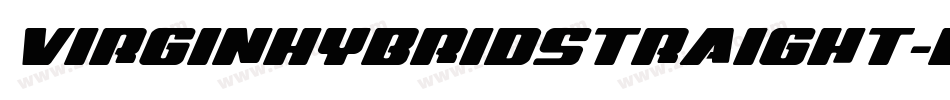 VirginHybridStraight-lDBV字体转换