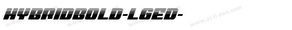 HybridBold-lgEd字体转换