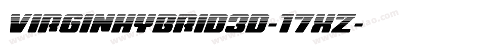 VirginHybrid3D-17XZ字体转换