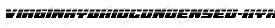 VirginHybridCondensed-RYX3字体转换