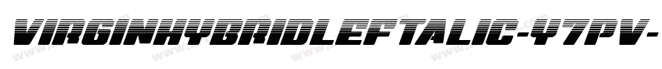 VirginHybridLeftalic-Y7Pv字体转换
