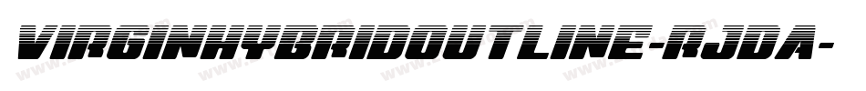VirginHybridOutline-rjDA字体转换