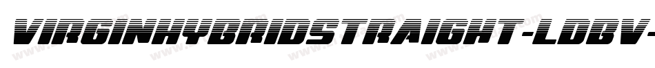 VirginHybridStraight-lDBV字体转换