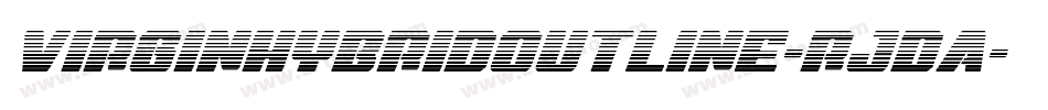 VirginHybridOutline-rjDA字体转换