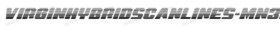 VirginHybridScanlines-Mn3r字体转换
