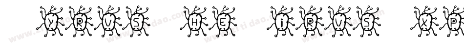 CyrusTheVirusExpandedItalic-qR50字体转换