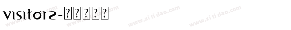 visitor2字体转换