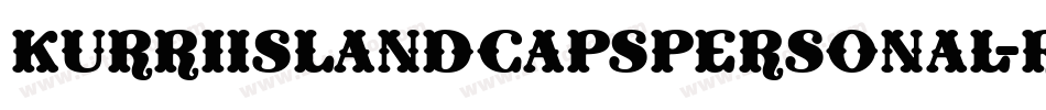 KurriIslandCapsPERSONAL-Reg字体转换