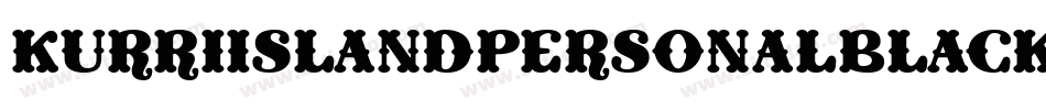 KurriIslandPersonalBlack-owxPB字体转换