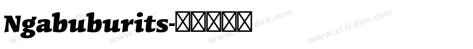Ngabuburits字体转换