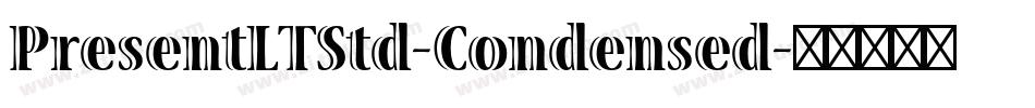 PresentLTStd-Condensed字体转换