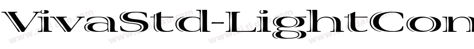 VivaStd-LightCondensed字体转换