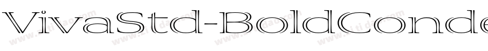 VivaStd-BoldCondensed字体转换