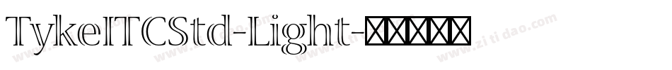 TykeITCStd-Light字体转换