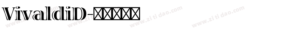 VivaldiD字体转换