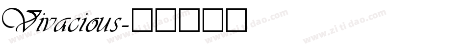 Vivacious字体转换