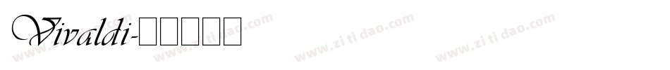 Vivaldi字体转换