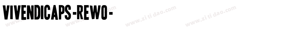 VivendiCaps-rewO字体转换