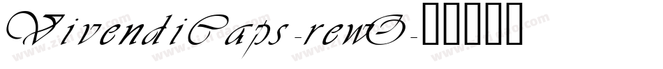 VivendiCaps-rewO字体转换