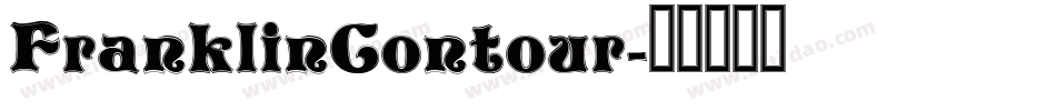 FranklinContour字体转换