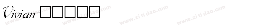 Vivian字体转换