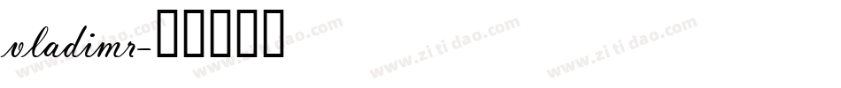 vladimr字体转换