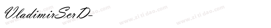 VladimirScrD字体转换