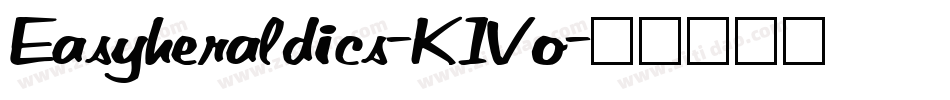 Easyheraldics-K1Vo字体转换 Easyheraldics-K1Vo字体转换