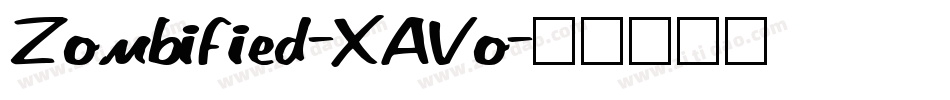 Zombified-XAVo字体转换