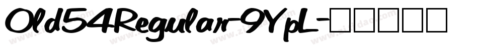 Old54Regular-9YpL字体转换