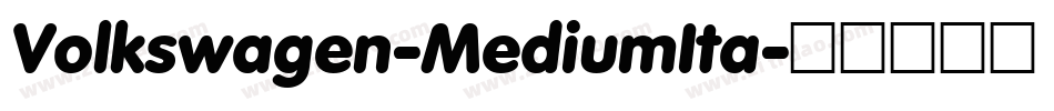 Volkswagen-MediumIta字体转换
