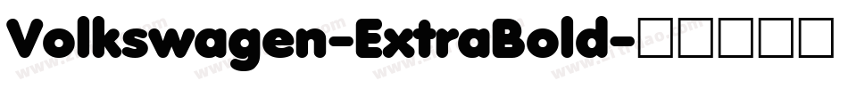 Volkswagen-ExtraBold字体转换
