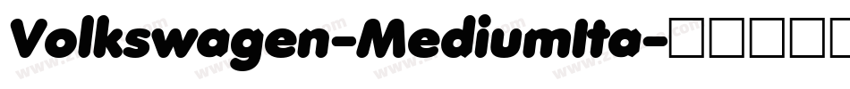 Volkswagen-MediumIta字体转换