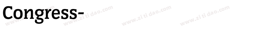 Congress字体转换