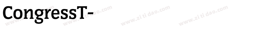 CongressT字体转换