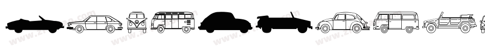 Volkswagen-RegularIta字体转换