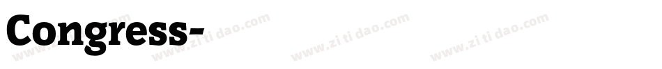 Congress字体转换