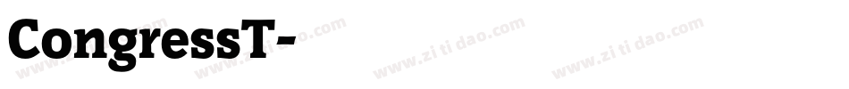CongressT字体转换