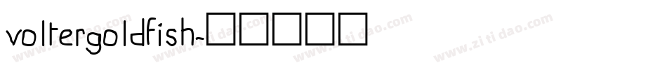 voltergoldfish字体转换