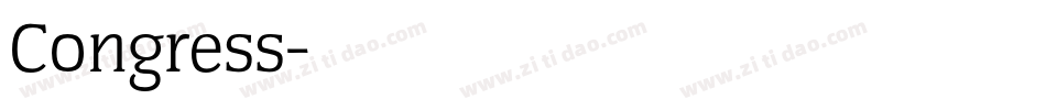 Congress字体转换