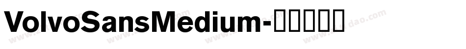 VolvoSansMedium字体转换