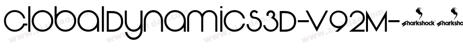 GlobalDynamics3D-v92M字体转换
