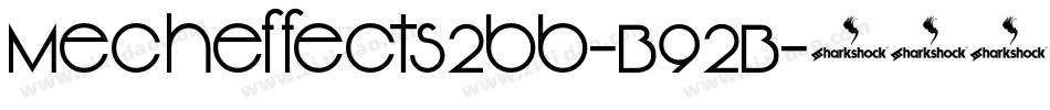 Mecheffects2bb-B92B字体转换