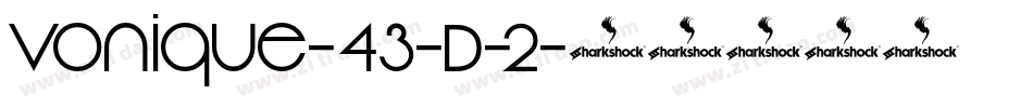 Vonique-43-D-2字体转换