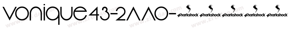 Vonique43-2AAo字体转换