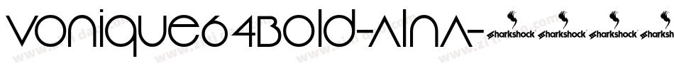 Vonique64Bold-AlnA字体转换