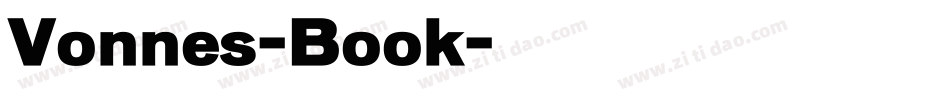 Vonnes-Book字体转换